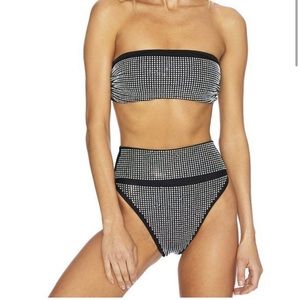 Beach Riot Rhinestone TOP only, Size S